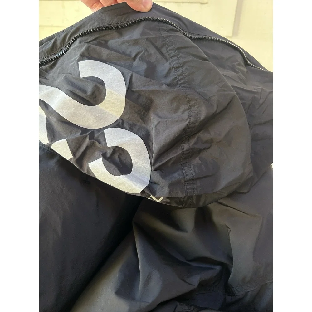Jordan 23 Engineered MA-1 Black‎ Silver Puffer Jacket Mens Down Fill Size L MINT